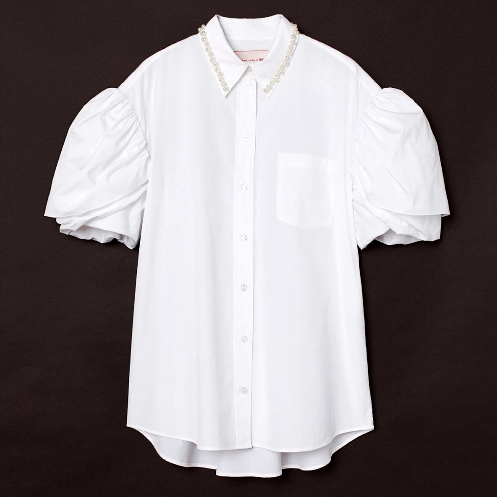 Simone Rocha X H&M Oversized Cotton Shirt